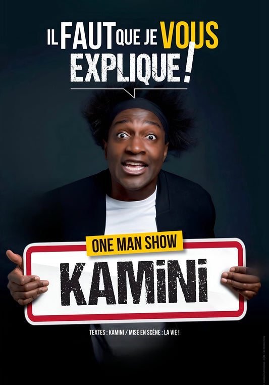 KAMINI  21 MARS 2025 20H30 One Man Show